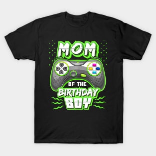 Mom Of The Birthday Boy Matching Video Gamer Birthday Party T-Shirt